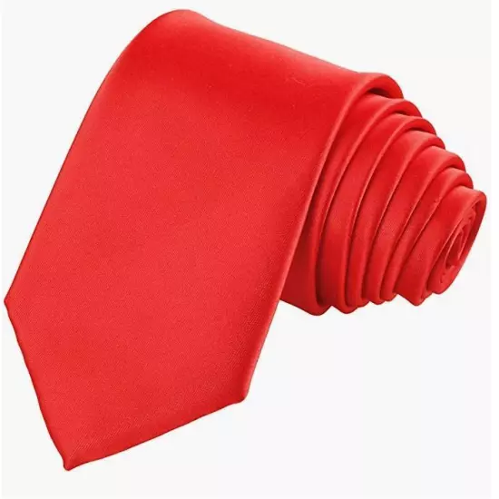 New Men's Dress Tie Solid Color Classic Neck Tie Necktie Wedding Formal USA