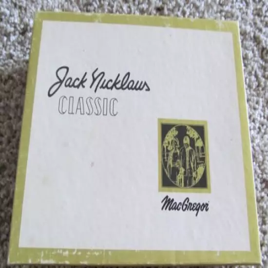 DOZEN UNUSED JACK NICKLAUS CLASSIC GOLF BALLS IN 4 SLEEVES IN THE DOZEN BOX