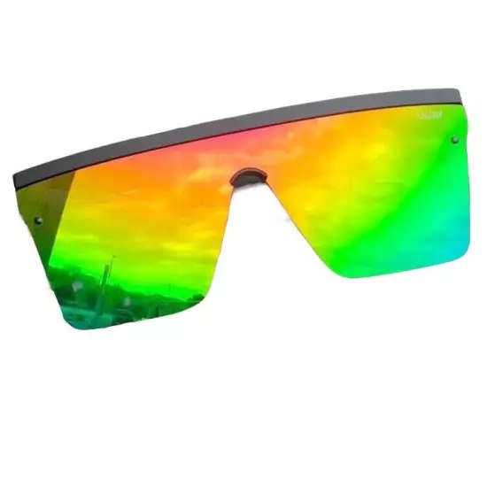 Quay Australia Hindsight Shield Rainbow Sunglasses Eyewear Sunnies 145mm 38576