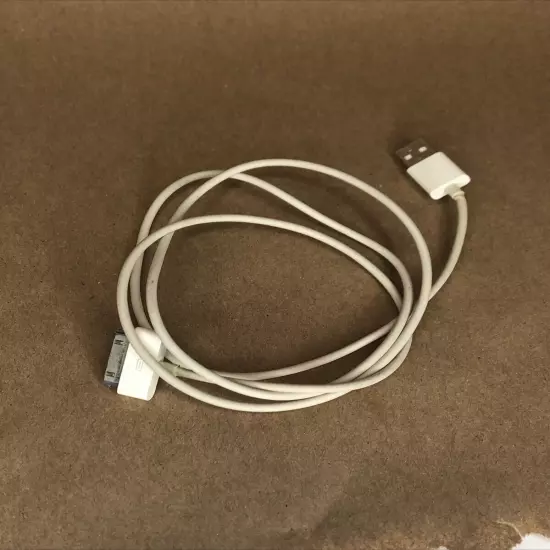 Lot Of 5 Genuine OEM Apple 30-Pin Dock to USB-A Cable Adapter 3.3ft