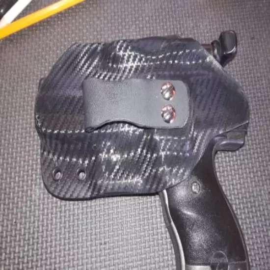  Hi-Point 9mm/380 W/built in mag carrier kydex holster CARBON FIBER