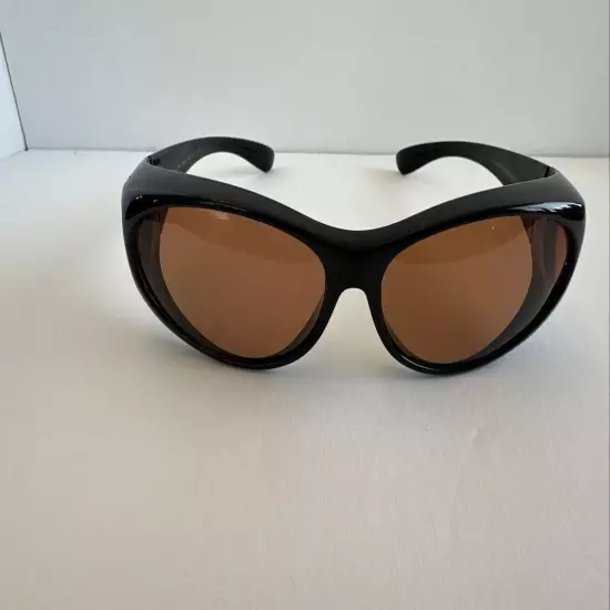 Maxx Sunglasses OTG Small HDP Black with Amber Lens