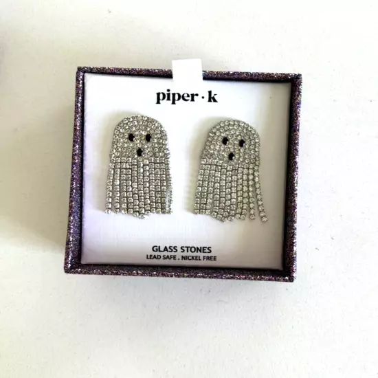 Ghost Earrings NWT Piper K Halloween **free shipping