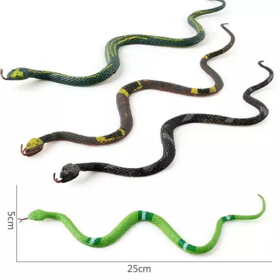 1Set Simulation Python Model Toy Realistic Snake Scary Halloween Prank Toy US