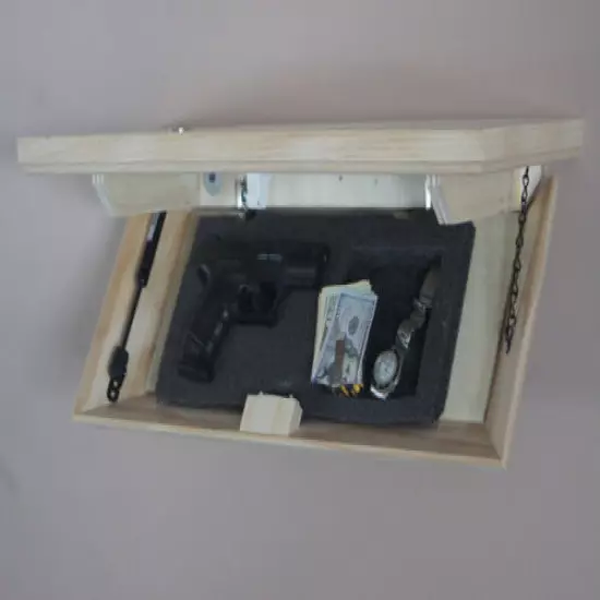 24" inch Tactical Concealment Shelf Large Hidden Storage Magnetic Lock Gun safe