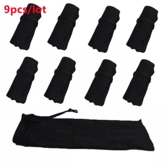 9 PCS 14" Silicone Treated Gun Sock Handgun Sleeve Pistol Cover Storage Bag 36cm