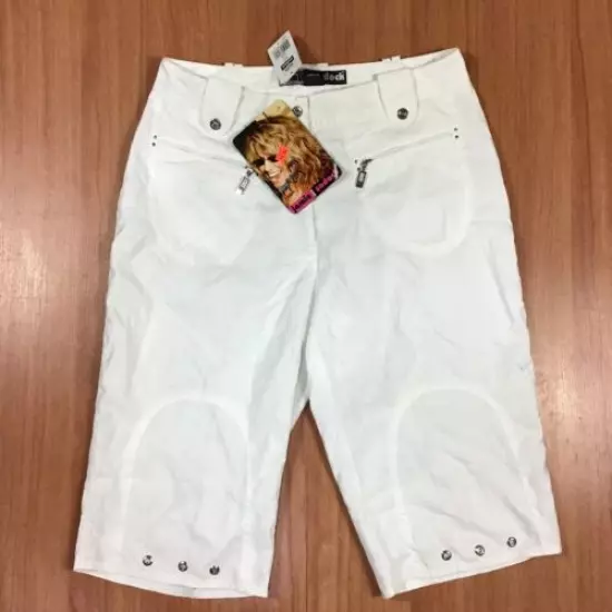 NWT Vintage Jamie Sadock Women's Size 4 White Golf Capris