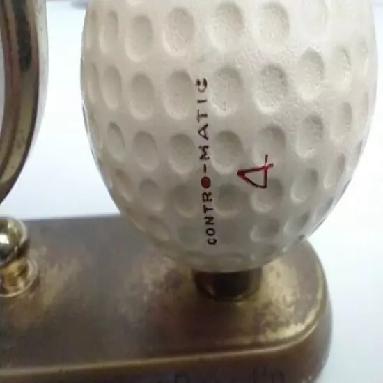 Antique PGA Hole In One Trophy. Plymouth Golf Ball Company. Clock. One of a kind