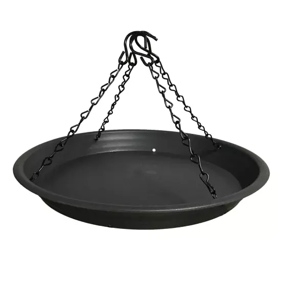 Large Hanging Bird Bath Tray Outdoor Wild Birds Feeder for Garden,Yard and Patio