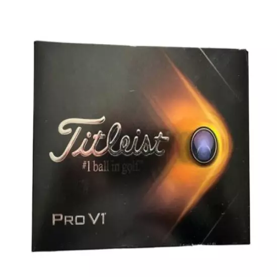 New Dozen Titliest pro v1 golf balls