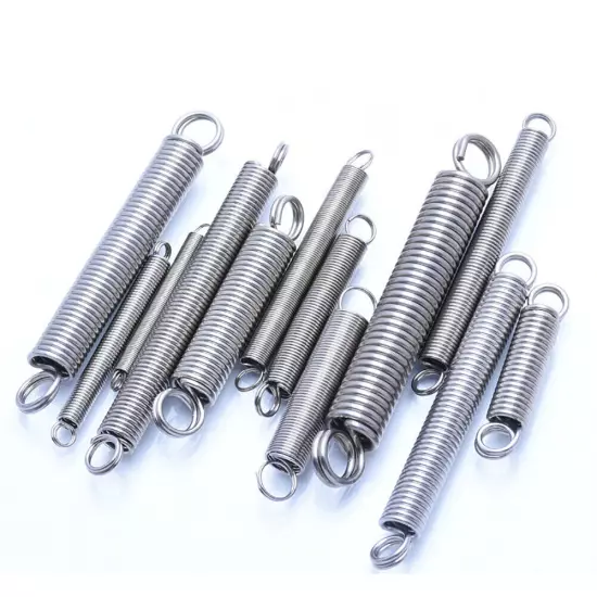 Hook Extension Tension Spring Wire Dia 0.8mm to 1.0mm Springs Steel Small Spring