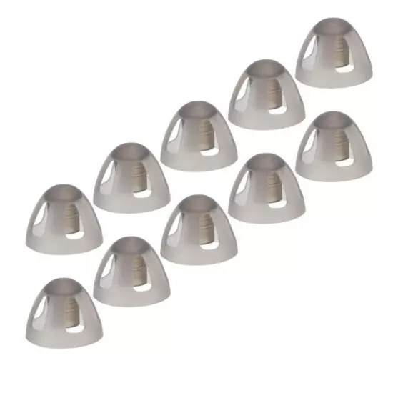 Premium Ear Tips 10 Pack Hearing Aids Replacement Soft Silicone Earbud Tips