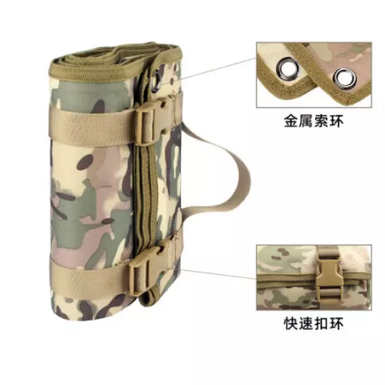 Roll Up Outdoor Tactical Shooting Mat Field Training Hunt Non-slip Camping Pad