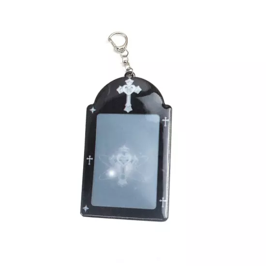 Cute Photocard Holder Idol Photo Case ID Card Cover Keychain Bag Pendant `