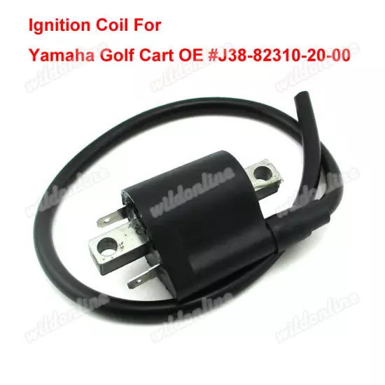 Ignition Coil 12V For 4 Cycle Motors Yamaha Gas Golf Cart G2 G9 G11 1985 - 1995