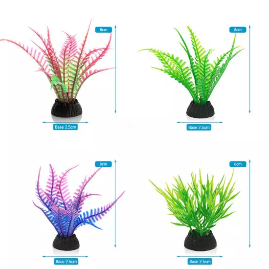 Aquarium Decorative Simulation Aquatic Plant Fish Tank Landscape Ornament Gra Sn