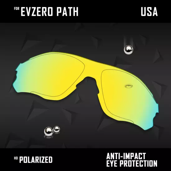 Anti Scratch Polarized Replacement Lenses for-Oakley EVZero Path OO9313 Options