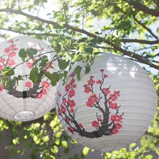 Plum Blossom Circular Paper Lamp BEST2024