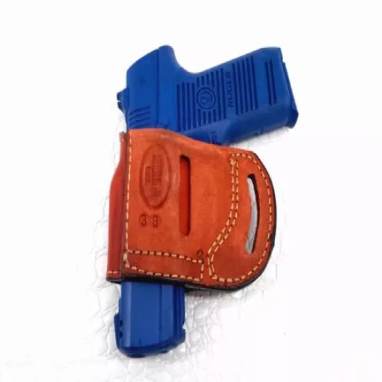 OWB Yaqui Slide Style Right Hand Leather Holster Fits Springfield XD-S Mod.2 9mm