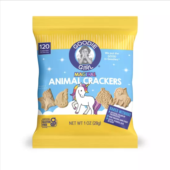 Goodie Girl, Magical Animal Crackers Snack Packs | Gluten Free, Peanut Free, Dai