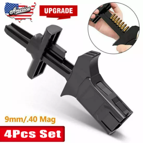 4PCS Tactical ETS Elite CAM Speed Loader for 9mm .40S&W Magazines Universal 2022