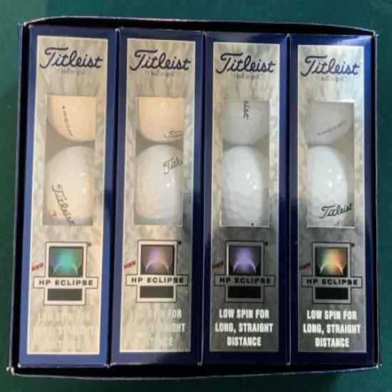 Fitleist One Dozen HP ECLIPSE Golf Balls New