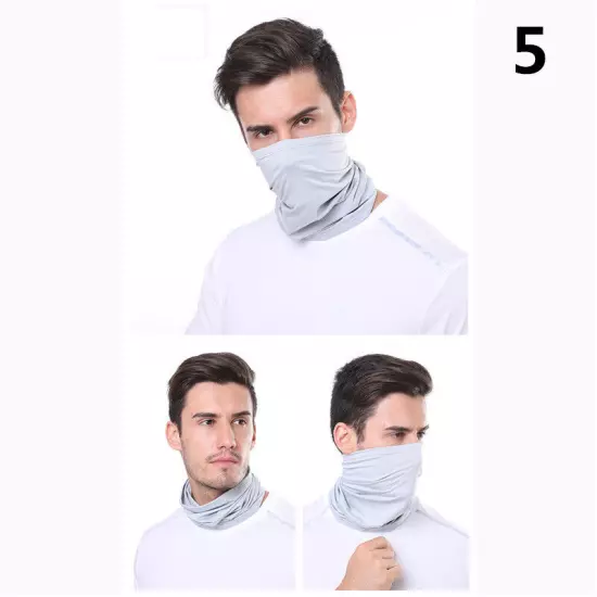 Elastic Face Masks Cooling Covering Breathable Neck Gaiter Bandana Wicking Scarf