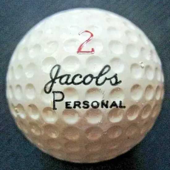 vtg rare - TOMMY JACOBS Personal - Signature Golf Ball - Wilson - New Old Stock