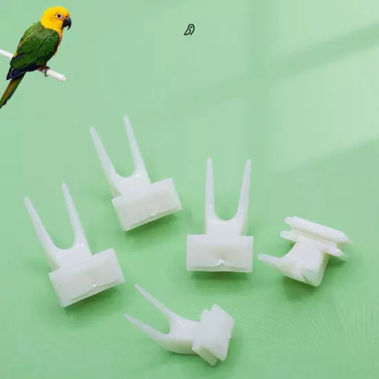 Pet Product Plastic Fruit Fork For Bird Parrot Macaw Cage Feeder V4V4