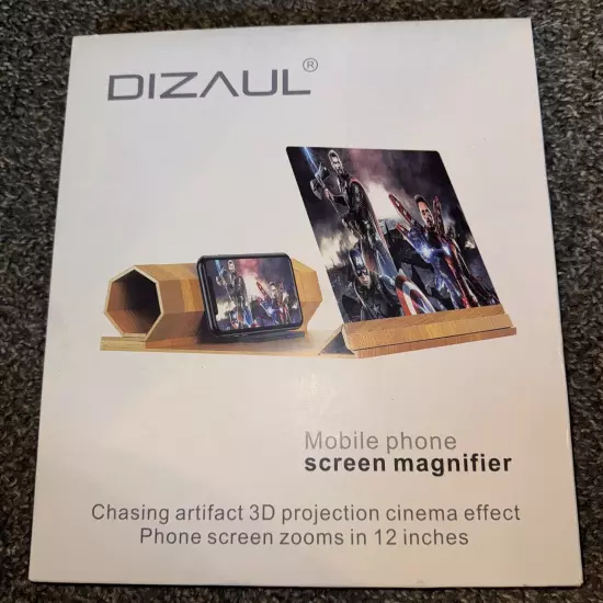 Screen Magnifier For Smartphone Mobile Phone 3D Magnifier Projector Screen 12”