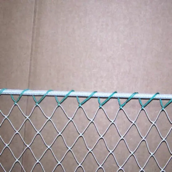 75' x 10' GOLF BARRIER NYLON NET WITH 5/16' TOP ROPE BORDER 1" - #7