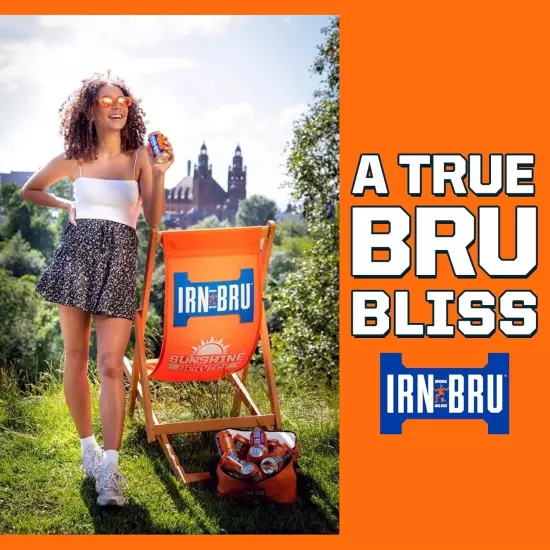 Thirst-Quenching Irn Bru - Original Flavor Soft Drink, 12 Bottles of 16.9 oz