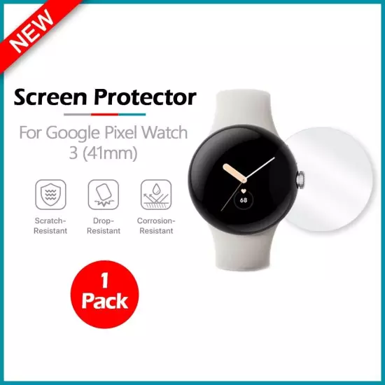 B2G1 FREE LCD Ultra Clear Screen Protector for Android Google Pixel Watch 3 41mm