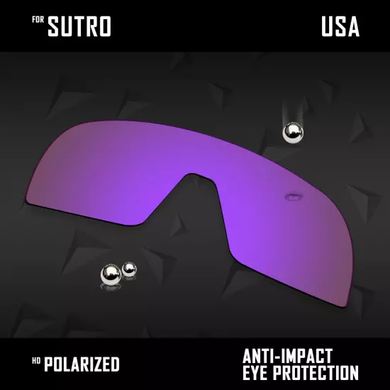 Anti Scratch Polarized Replacement Lenses for-Oakley Sutro OO9406