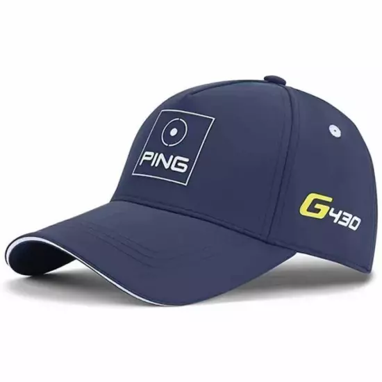 PING Classic Men Summer Golf Quick drying breathable hat Fashion Casual Visor