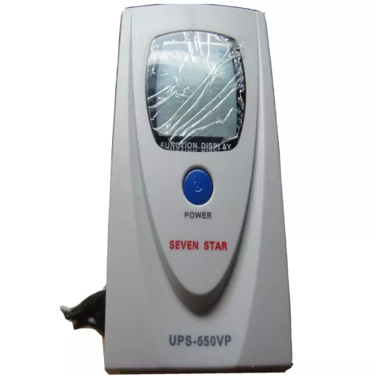 Seven Star UPS 390W Power Backup w/Display 220V 240V For Export Europe 220 Volt