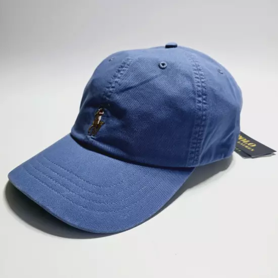 Polo Ralph Lauren Mens Big & Tall XL Blue Baseball Cap Multicolor Pony Twill Hat