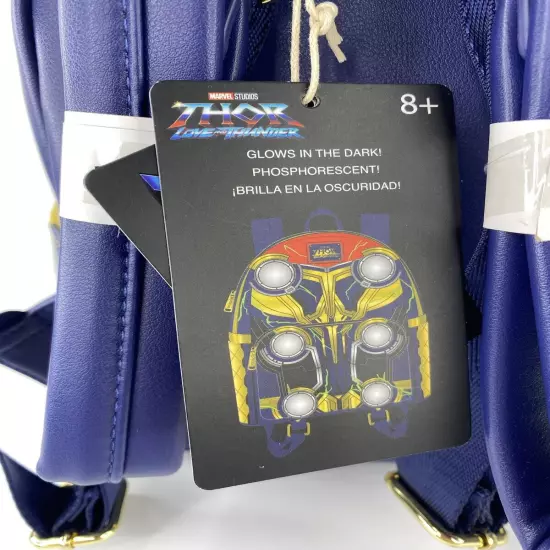 Loungefly Marvel Thor L&T Cosplay Mini Backpack & Wallet Set GITD NWT