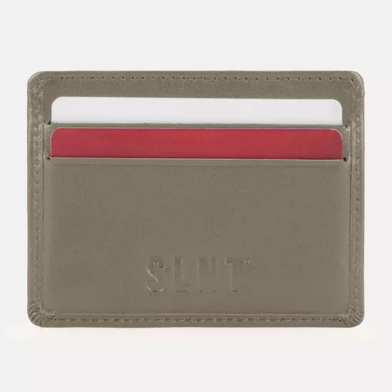 SLNT Card Holder RFID Wallet, Light Grey, SPW-SCLGL