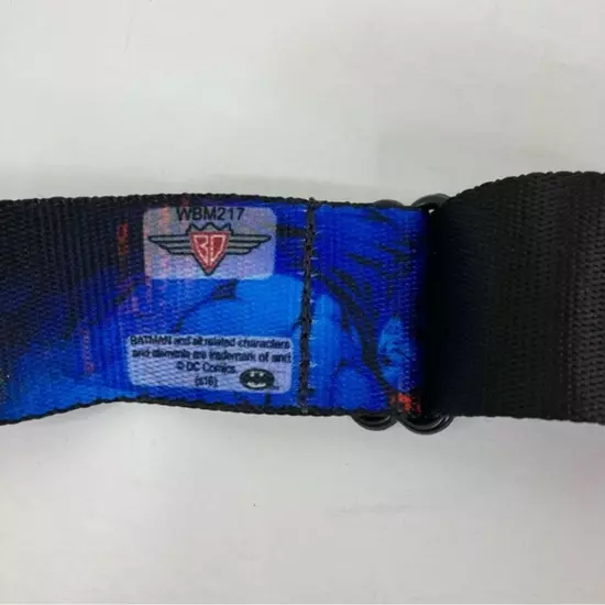 Buckle-Down Seatbelt Belt Batman Red Blue Black Skyline Adjustable Superhero