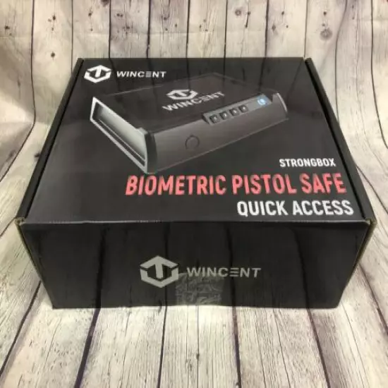 WINCENT Biometric Gun Pistol Safe Quick Access with Fingerprint