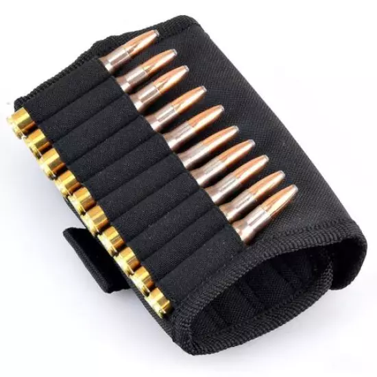 Shotgun Holder Pouch Holds 10 Shells 7,62 Ga Ammo Cartridge Pouch Case Wallet