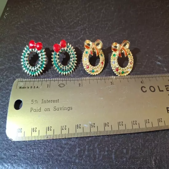 Holiday Style Earrings 9 Pair Set