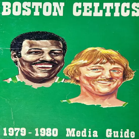 1979 Larry Bird Autographed Media Guide - PSA Certified- One of A Kind!