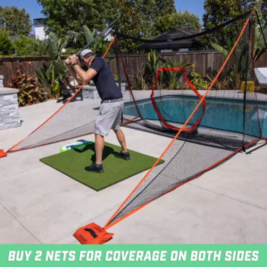 GoSports Shank Net Attachment for Golf Hitting Nets