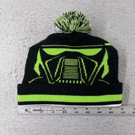 Rogue One Death Trooper Beanie Toque Adult OS Green Black Knit 100% Acrylic