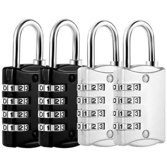 , 4 Digit Lock with Metal Code Lock, Weatherproof,3087