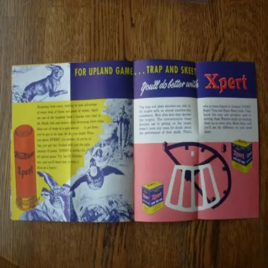 VINTAGE WESTERN SUPER X AND XPERT BROCHURE FORM F-13 CATALOG