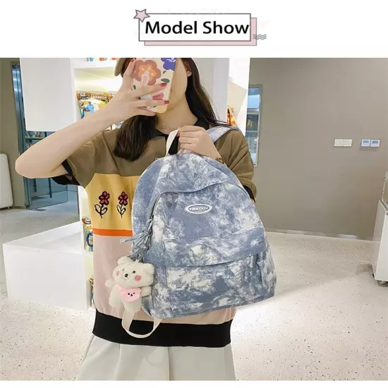 Women Backpack Book Bag Female School Backpack Teenage Girl Travel Rucksack