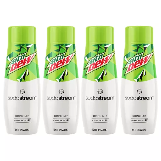 Sodastream® Mountain Dew ® Soda Drink Mix, 14.9 Fl Oz. (4 Pack)